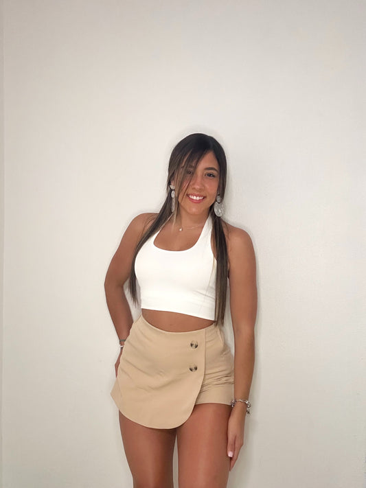 Wood Skort